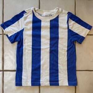 Hanna Andersson Bold Blue and White Striped Tee